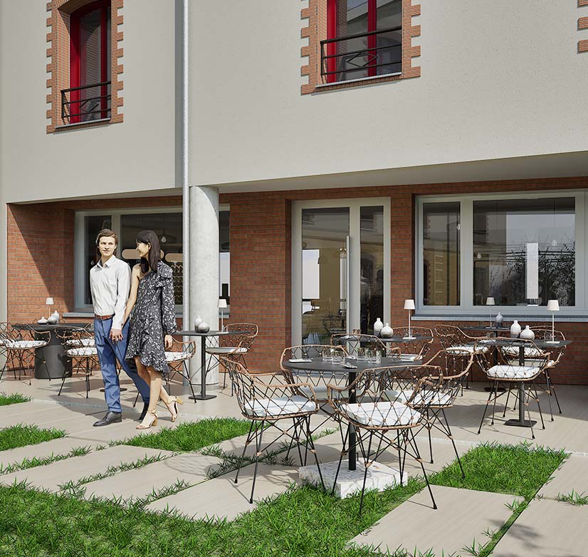 patio terrasse rivella à Clisson