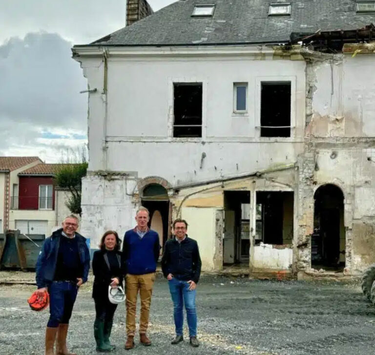 travaux hôtel de la gare à Clisson